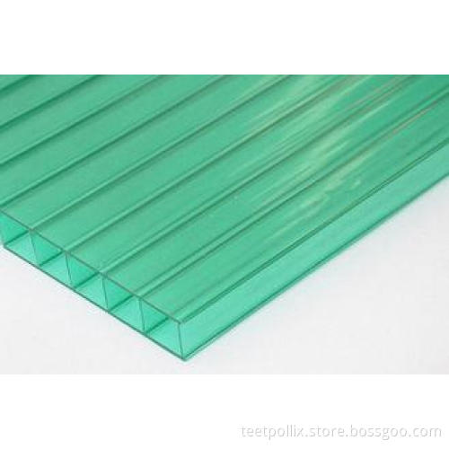 Sound Insulation UV Coated Polycarbonate Greenhouse Panels